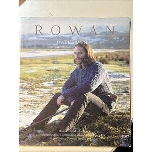 ROWAN Dalesmen Alpaca Cotton Fisherman Sweater Pattern Book